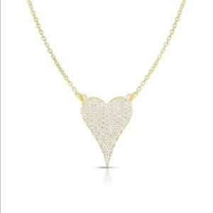 Gold heart necklace